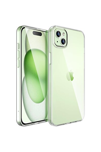 Flippy Προστατευτική θήκη σιλικόνης, για Apple iPhone 15 Plus, υπολογιστή, ανθεκτική στις κρούσεις, διαφανής