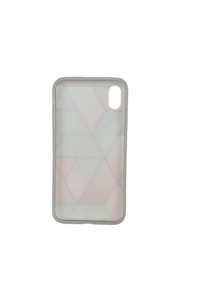 OEM Husa protectie pentru Apple iPhone XR Soft IMD TPU Marble Geometric Roz