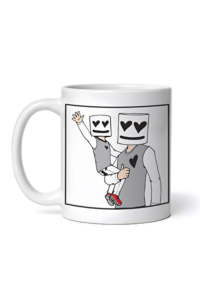 OEM Cană albă personalizată, Marshmello și mini Mello, INOVATIX®. 330 ml