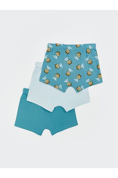 LC Waikiki Combed Cotton Boys' Boxers 3-Piece
