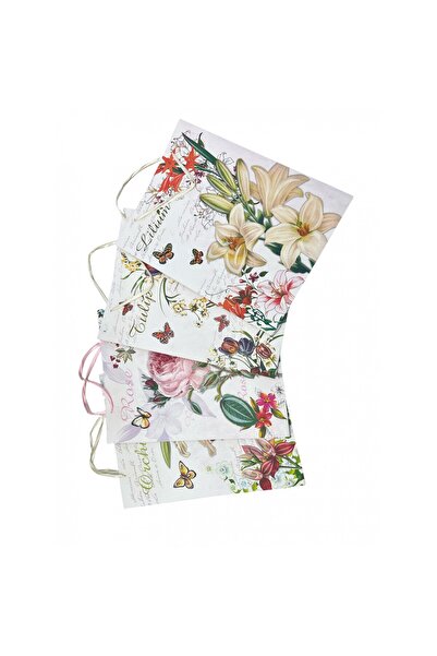 Flippy Set 12 pungi cadou, pliabile, modele aleatorii, 38x50x12 cm