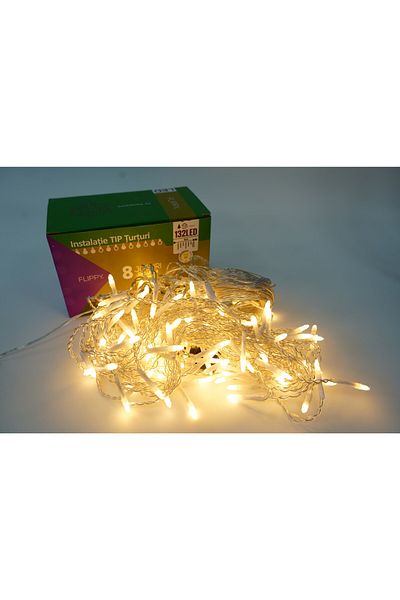 OEM Flippy Christmas Installation, Type Turturi, 8 light effects, Section 4 m, 132 LEDs