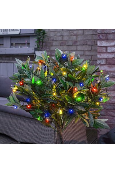 YOTO Linear Christmas Lights, 24 m, 1 m 220V Power Cable, 300 LEDs, 8 Light Modes, Controller, Black