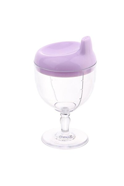 dalip Pahar transparent din plastic cu tijă pentru copii, 14 x 7,7 cm, cioc anti-scurgere, +3 ani, fără...