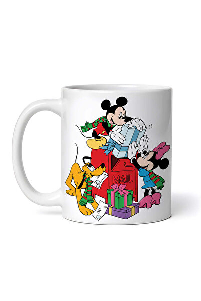 OEM Cană albă personalizată, Minnie Mouse și prietenii Disney, Inovatix®. 330 ml