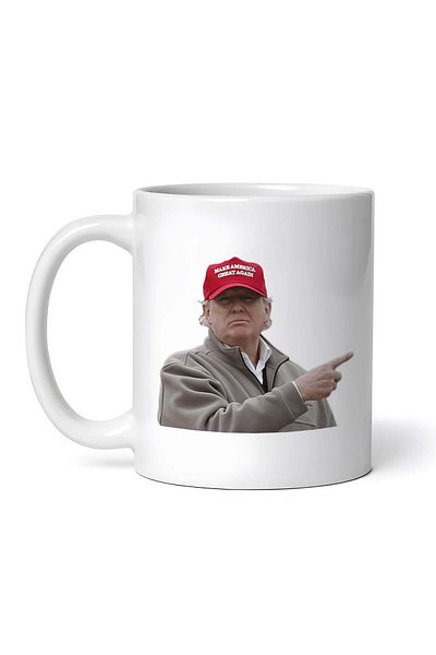 OEM Cană albă personalizată, Meme Donald Trump Make America Great Again, Inovatix®. 330 ml