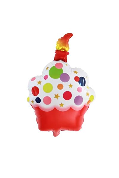 Flippy Flippy Metallic Foil Balloon, 68x44 cm, Birthday Cake, Multicolor, Air/Helium