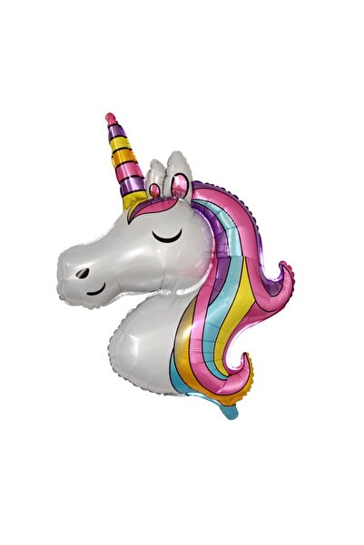 Teo Balon din Folie Metalizata, , Mini Figurine, Model Unicorn, Tematica Aniv...