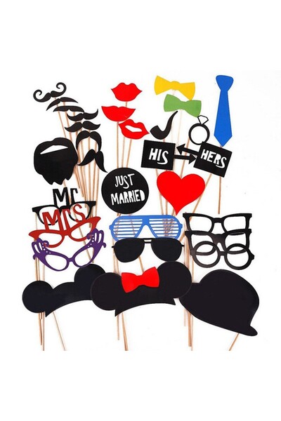 Flippy Σετ 31 Αξεσουάρ Πάρτι, Flippy, Θέμα Γάμου, Πολύχρωμο