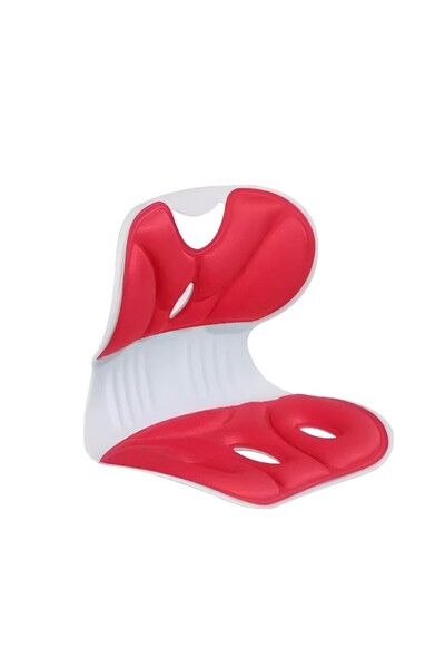 Flippy Seat Support - Posture Correction, Portable, Ergonomic, Breathable, 32x29x28 cm, S, Red