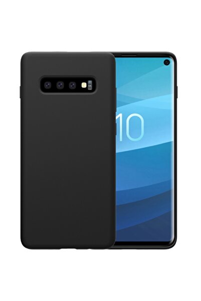 Samsung Protective case compatible with S10 - Liquid Silicone Case Black