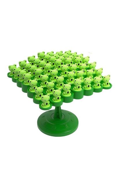 Flippy Interactive Game, Flippy, Balanced Frogs, +3 Years, 50 Pawns, 14 x 7 x 14 cm, Green