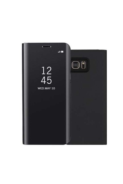 Flippy Huawei Y5P 2020 Flip Cover Mirror Black