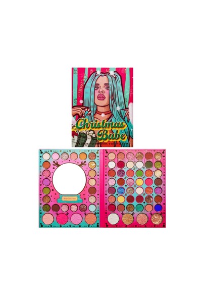 The Hub Set machiaj Kevin&Coco, 72 culori, paletă farduri, iluminatoare, blus...