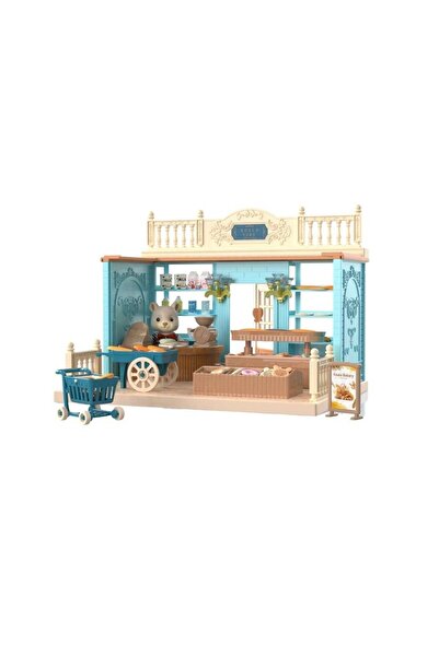 dalip Dollhouse with Figurines and Furniture, Bakery