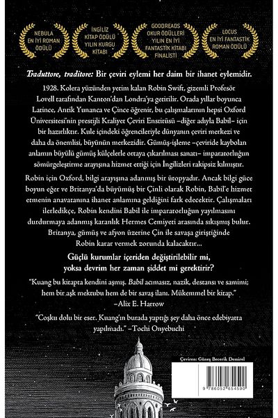 Bloomsbury Turkish Edition: Babil - R. F. Kuang