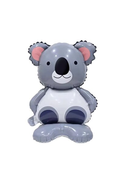 Teo Balon din Folie Metalizata, , Mini Figurine Animalute, Model Koala, Temat...