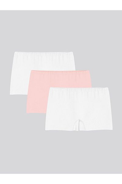 LC Waikiki Basic Girl's Boxer 3-Pece