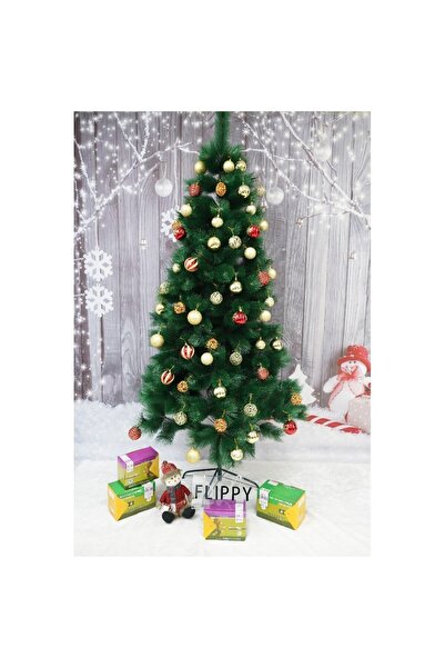 Bibilel Set de brazi de Crăciun artificiali Bibli, stil pin, înălțime 210 cm,...