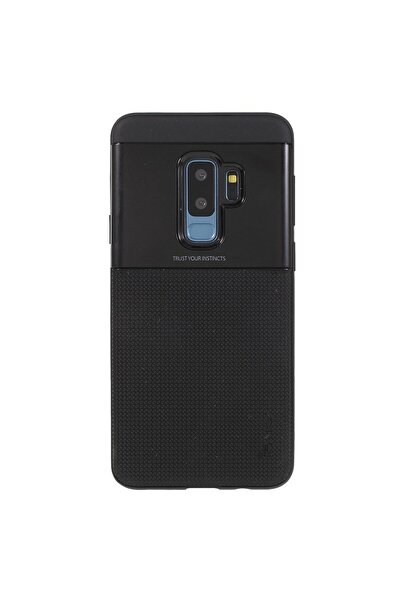 iPaky Carcasă Samsung Galaxy S9, design elegant, hibridă, TPU, neagră