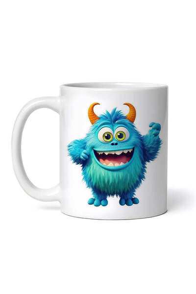 OEM Cană albă personalizată, Ruby Monster, Inovatix®. 330 ml