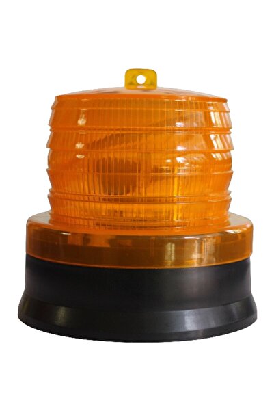 Flippy Solar Yellow Flashing Warning LED, 1.2 V, IP65/IP67, Built-in Solar Panel, 11.5×11.6 cm