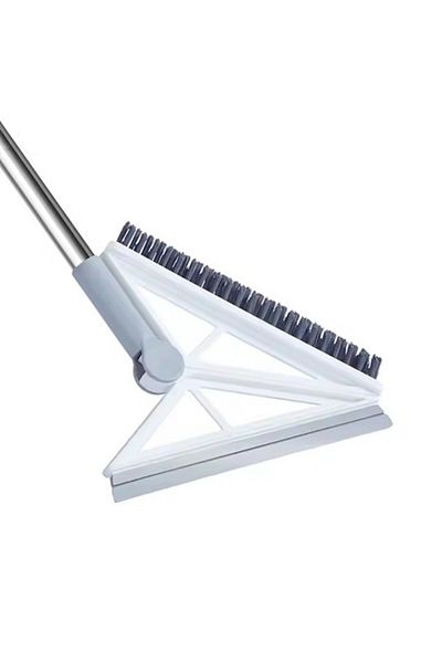 Flippy Telescopic Broom, Flippy, Brush/Squeegee, Plastic/Steel/Silicone, Gray