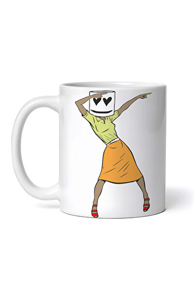 INOVATIX Personalized White Mug, Marshmello With Skirt, Inovatix®. 330ml