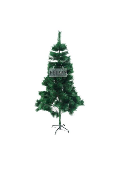 Bibilel Classic Pine Artificial Christmas Tree, 180 cm, Green, Metal Stand Included