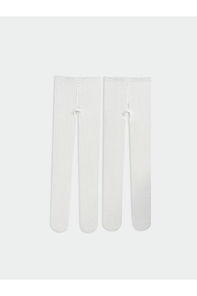 LC Waikiki Basic Baby Girl Pantyhose 2 Pack