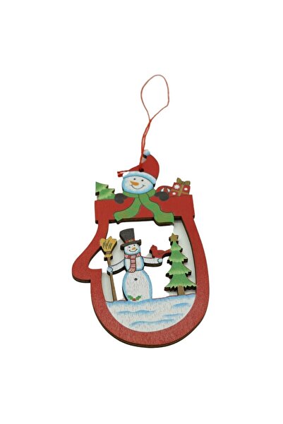 Flippy Ornament de brad oameni de zapada, Flippy, multicolor, lemn, 10 cm