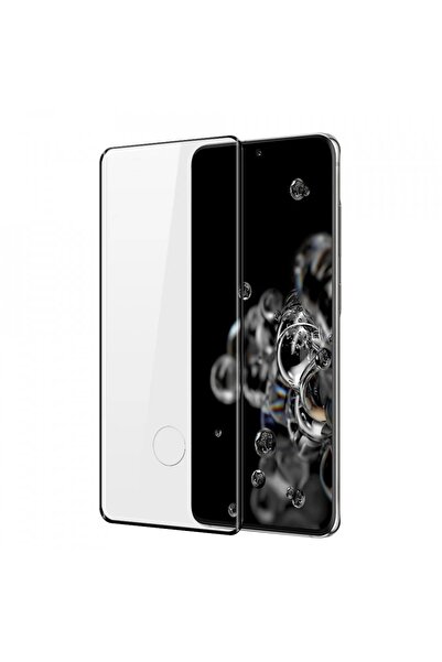 Samsung Full Glue Curved Tempered Glass Screen Protector for Galaxy S20 Plus - Black