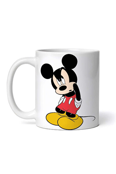 OEM Cană albă personalizată, Mickey Mouse este furios, Inovatix®. 330 ml