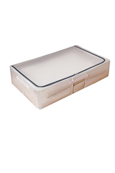 Teo Cutie de Depozitare, , pentru Haine, Incaltaminte, din Plasa PVC Impermeabila si Manere Laterale, P