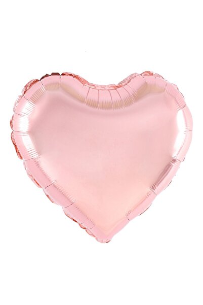 Flippy Balon folie metalică în formă de inimă, 40 cm, roz