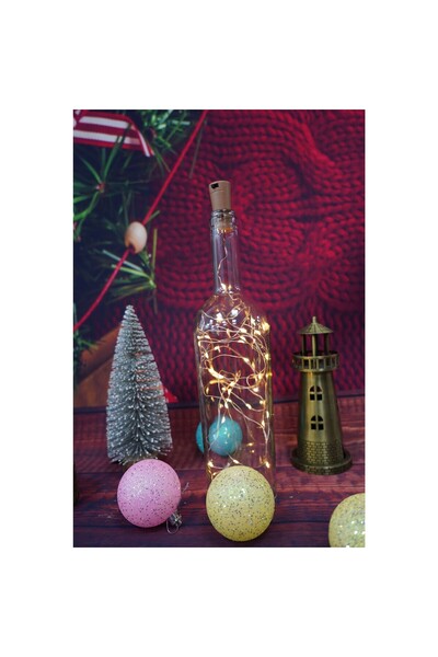 Flippy Ghirlandă luminoasă de Crăciun, liniară, 3 m, alimentată cu baterii, 3...