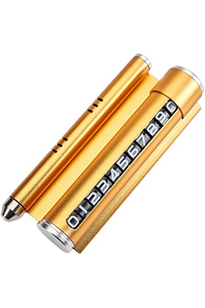 Flippy Suport pentru număr de telefon cu odorizant pentru parcare - Galben