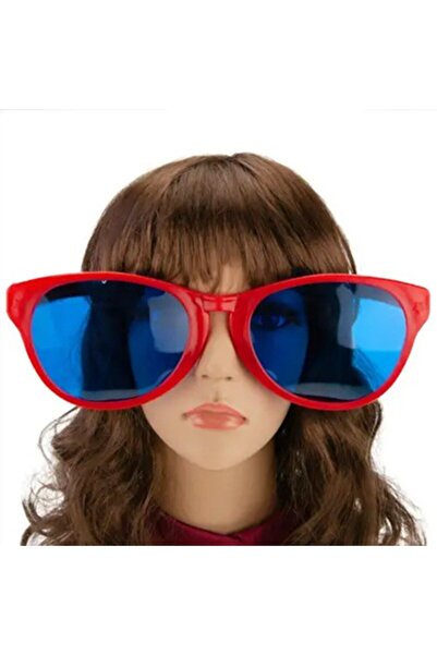 Tim Ochelari de costum Flippy, supradimensionat, plastic, 26 x 9 cm, roșii