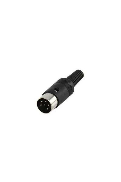 OEM 6 Pin DIN male connector on cable