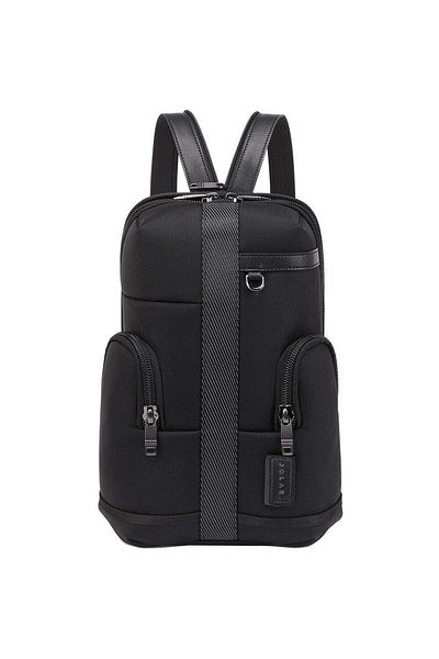 JOLAR. Geanta Rucsac 2 In 1 Unisex Crossbody Compartiment Pentru Tableta 9,7 Inch, Design Nou, Negru
