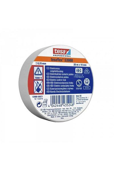 Tesa TESAFLEX insulating tape 20m white 1pc TESA