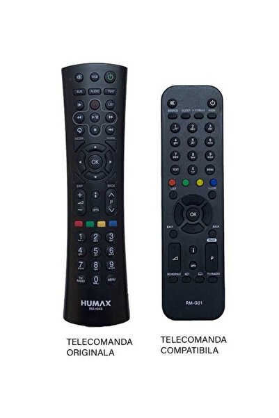 OEM Telecomanda compatibila pentru reciver DIGI RM-G01 compatibil cu original...