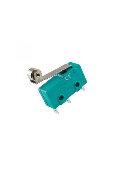 OEM Microswitch 1 circuit ON - (ON) 250V 5A mini with 17mm blade and 20x10x6mm pressure roller HOME