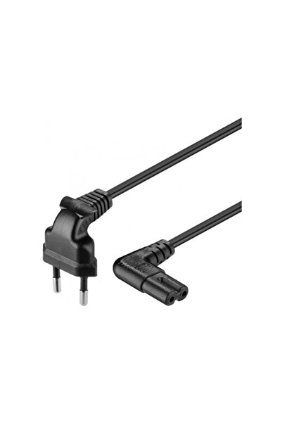 goobay Cablu alimentare TV 1.5m Euro 90 grade la 2 pini 90 grade