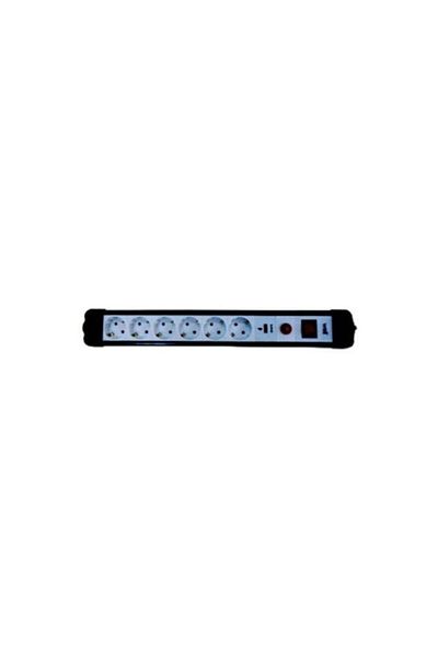 Well Extension cord 6 sockets 3m with protection 3xG1.5mmp Well