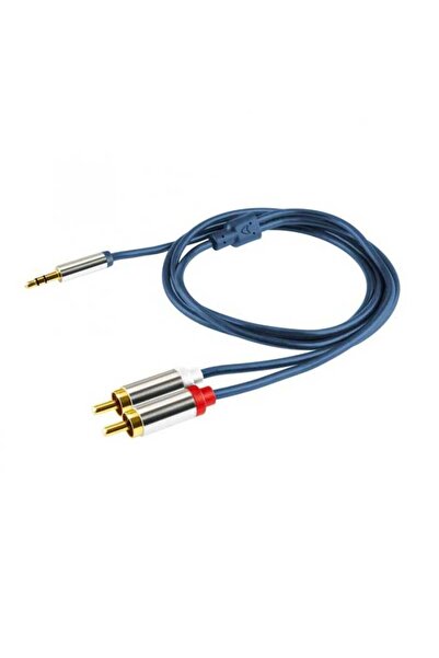 Home by Somogyi Cablu audio HiFi stereo Jack 3.5 mm - 2x RCA 1m dublu ecranat...