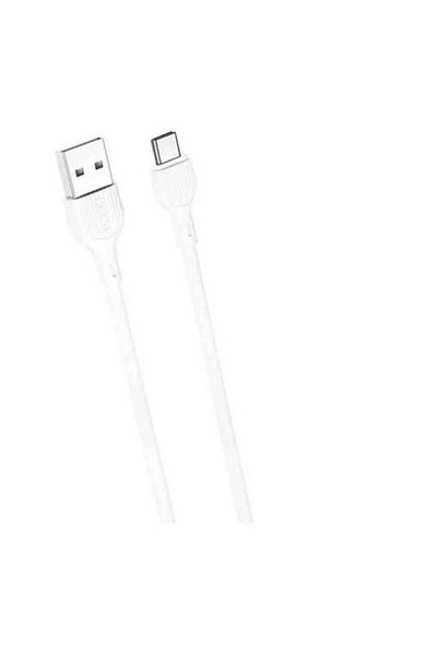 Xo Cable USB TYPE C - USB 2m 2A white XO-NB200c-WH