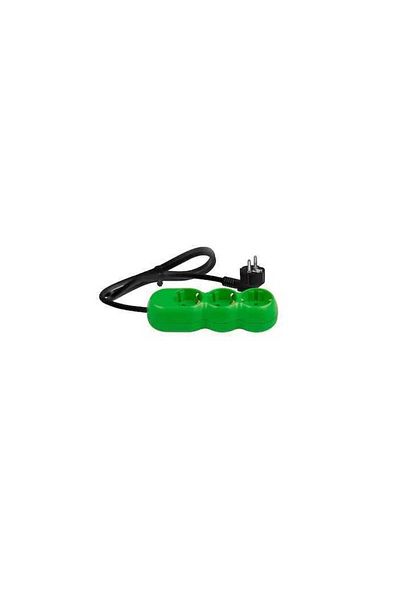OEM Electrical extension cord 3G1.5 green 3 sockets 5m VD3015N05 Wconn