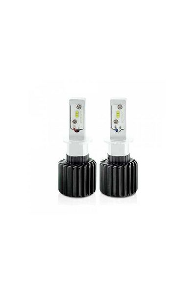 CarGuard Car Headlight Bulbs LED H3 set of 2pcs 12-24V 4000lm White Light CARGUARD