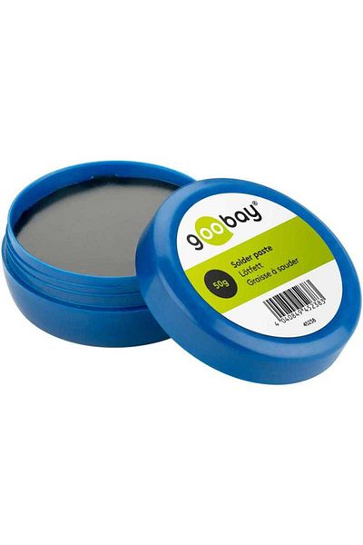 goobay Solder paste 50g zinc chloride for soldering electronic components 45238 Goobay